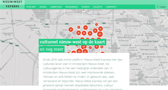 Desktop Screenshot of nieuwwestexpress.nl